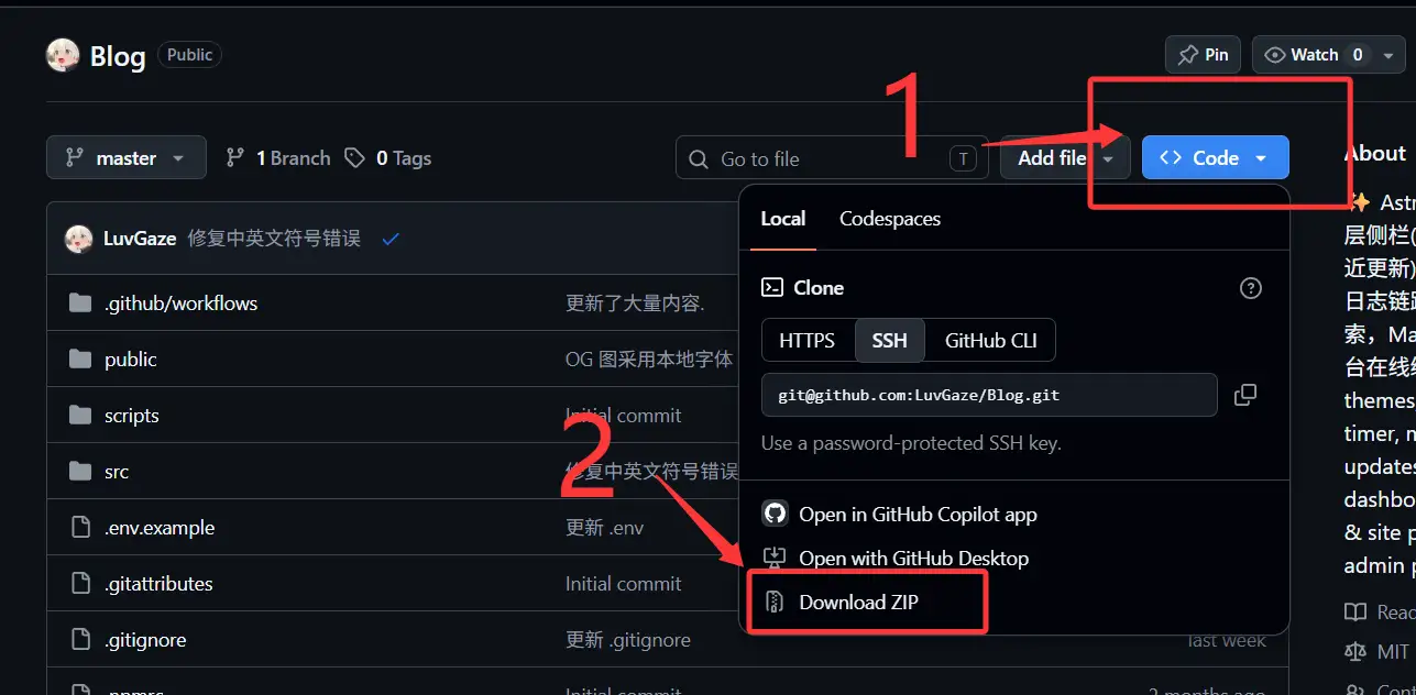 3.浏览器下载源码